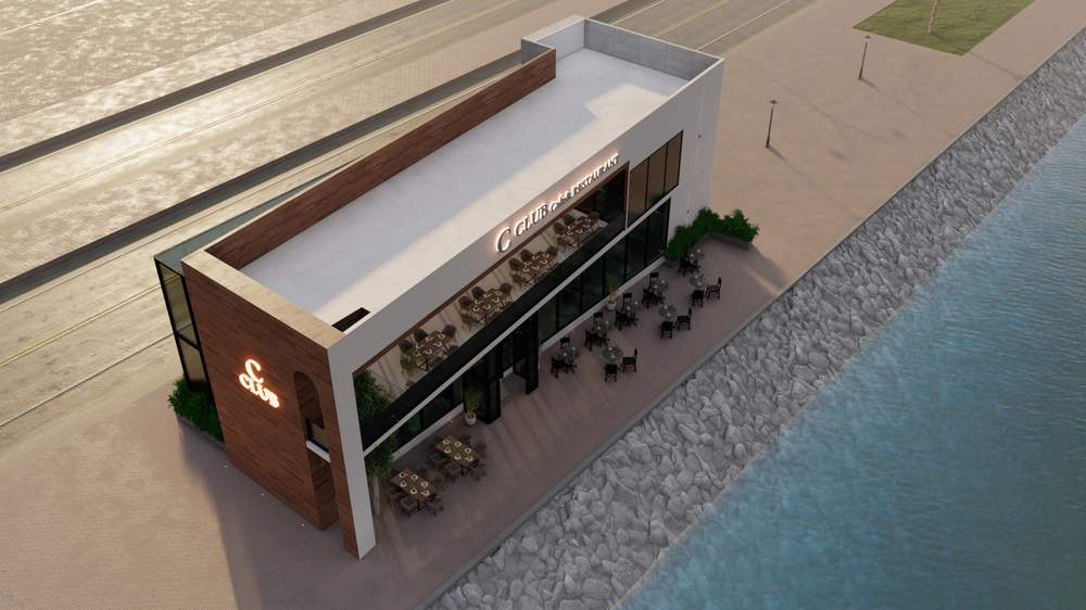 مطعم C CLUB على الواجهة البحرية