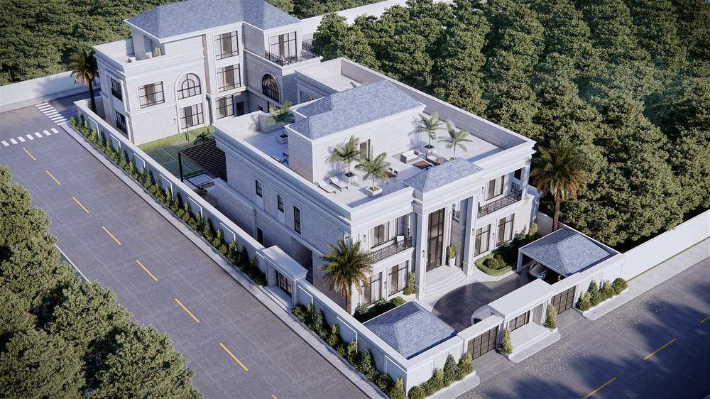 فيلا خاصة ١٦٠٠ متر — تصميم معماري